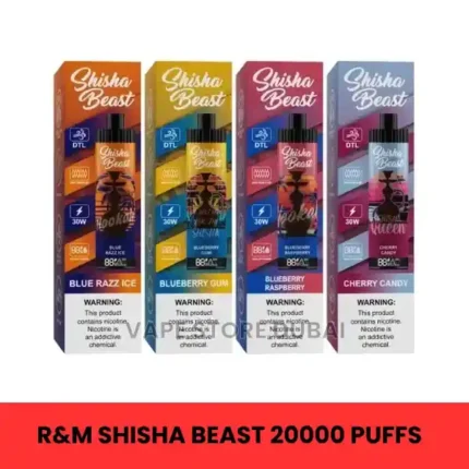 R&m Shisha Beast 20000 Puffs Disposable