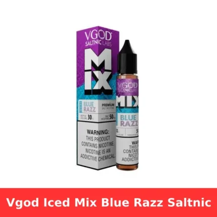 Vgod Iced Mix Blue Razz Saltnic 30ml